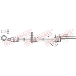 stabdžių žarnelė
QUICK BRAKE 80.902X, QUIC