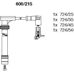 uždegimo laido komplektas
                                BREMI                                                600/215, BREM