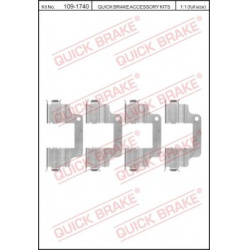 priedų komplektas, diskinių stabdžių trinkelės
                                QUICK BRAKE                              