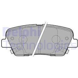 stabdžių trinkelių rinkinys, diskinis stabdys
                                DELPHI                                      