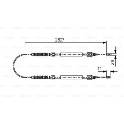 trosas, stovėjimo stabdys
                                BOSCH                                                1 987 477 263