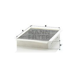 filtras, salono oras
                                MANN-FILTER                                                CUK 26 003, M