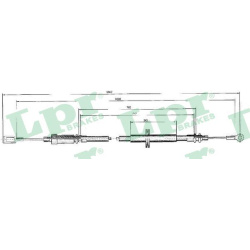 trosas, stovėjimo stabdys
                                LPR                                C0524B, Nenurodytas gamintojas,