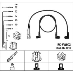 uždegimo laido komplektas
                                NGK                                                8618, NGK, 8618