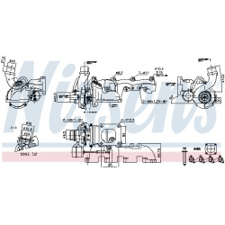 kompresorius, įkrovimo sistema ** FACTORY NEW **
NISSENS