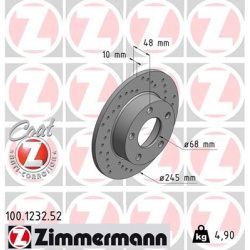 stabdžių diskas (1vnt) SPORT Z
                                ZIMMERMANN                                                10