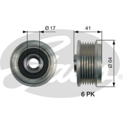 laisvos eigos sankaba, kint. sr. generatorius DriveAlign™
                                GATES                            