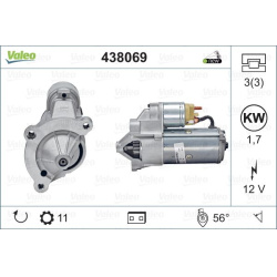 Starteris
                                VALEO                                                438069, VALEO, 438069, auto de