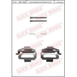 priedų komplektas, diskinių stabdžių trinkelės
                                QUICK BRAKE                              