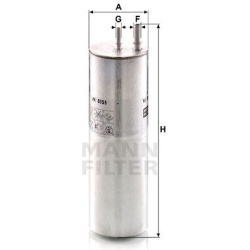 kuro filtras
                                MANN-FILTER                                                WK 8058, MANN-FILTER,