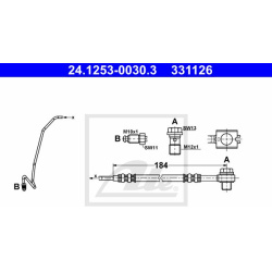 stabdžių žarnelė
                                ATE                                                24.1253-0030.3, ATE, 