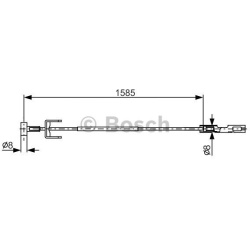 trosas, stovėjimo stabdys
                                BOSCH                                                1 987 482 145