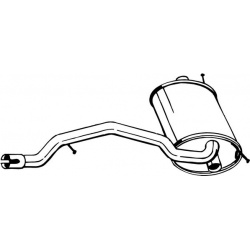 galinis duslintuvas
BOSAL 154-491, Nenurodytas