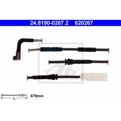 įspėjimo kontaktas, stabdžių trinkelių susidėvėjimas
                                ATE                              