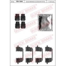 priedų komplektas, diskinių stabdžių trinkelės
                                QUICK BRAKE                              