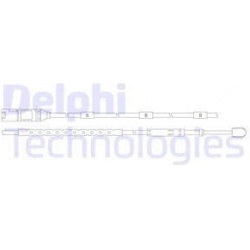 įspėjimo kontaktas, stabdžių trinkelių susidėvėjimas
                                DELPHI                           