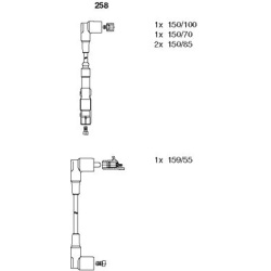 uždegimo laido komplektas
                                BREMI                                                258, BREMI, 2