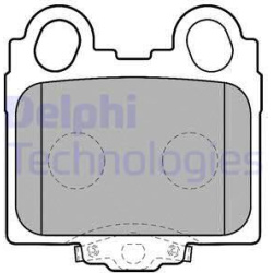 stabdžių trinkelių rinkinys, diskinis stabdys
                                DELPHI                                      