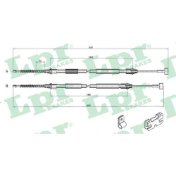 trosas, stovėjimo stabdys
                                LPR                                C0246B, Nenurodytas gamintojas,