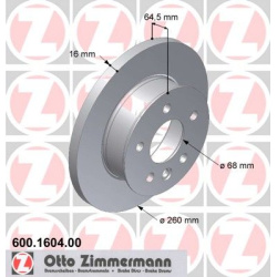 ZIMMERMANN                                                600.1604.00, Nenurodytas gamintojas, 600160400, auto detalė