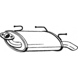 galinis duslintuvas
                                BOSAL                                                145-611, Nenurodytas