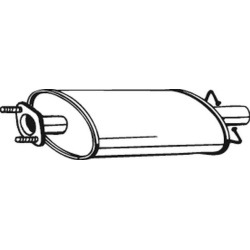vidurinis duslintuvas
                                BOSAL                                                154-459, Nenurodyt