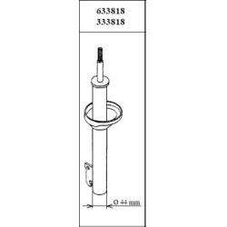 amortizatorius Premium
                                KYB                                633818, KYB, 633818, auto detalė