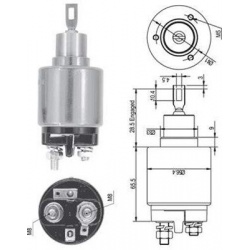 solenoidinis jungiklis, starteris
                                MAGNETI MARELLI                                            