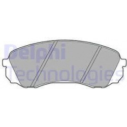 stabdžių trinkelių rinkinys, diskinis stabdys
                                DELPHI                                      