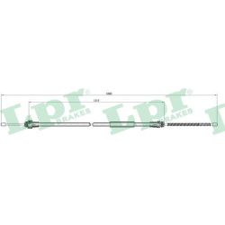 trosas, stovėjimo stabdys
                                LPR                                                C0611B, Nenurod
