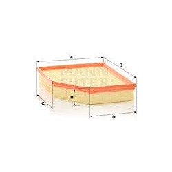 oro filtras
                                MANN-FILTER                                                C 30 196, MANN-FILTER,
