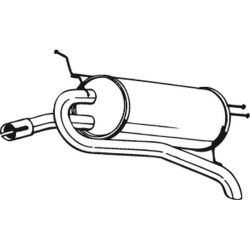 galinis duslintuvas
                                BOSAL                                148-223, Nenurodytas gamintojas, 148