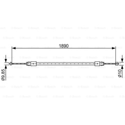trosas, stovėjimo stabdys
                                BOSCH                                                1 987 482 444
