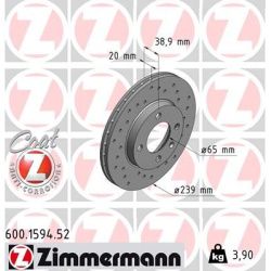 stabdžių diskas (1vnt) SPORT Z
                                ZIMMERMANN                                                60