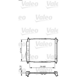 Aušinimo radiatorius
                                VALEO                                                735157, VALEO, 735
