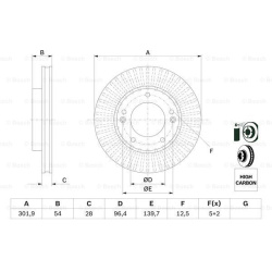 stabdžių diskas (1vnt)
BOSCH 0986479F20, BOSCH, 0986479F20,