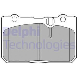 stabdžių trinkelių rinkinys, diskinis stabdys
                                DELPHI                                      