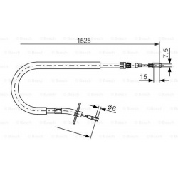 trosas, stovėjimo stabdys
                                BOSCH                                                1 987 477 858