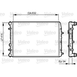 Aušinimo radiatorius
                                VALEO                                                732864, VALEO, 732