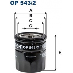 alyvos filtras
                                FILTRON                                                OP 543/2, Nenurodytas g