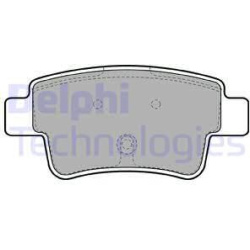 stabdžių trinkelių rinkinys, diskinis stabdys
                                DELPHI                                      