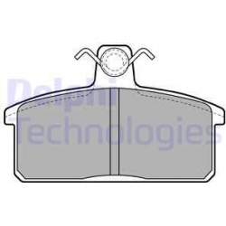 stabdžių trinkelių rinkinys, diskinis stabdys
                                DELPHI                                      