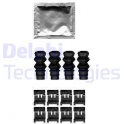 priedų komplektas, diskinių stabdžių trinkelės
                                DELPHI                                   