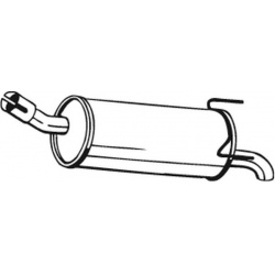 galinis duslintuvas
                                BOSAL                                                185-475, Nenurodytas