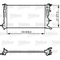 Aušinimo radiatorius
                                VALEO                                                735607, VALEO, 735
