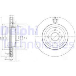 stabdžių diskas (1vnt)
                                DELPHI                                                BG3852, Nenuro