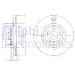 stabdžių diskas (1vnt)
                                DELPHI                                                BG9054, Nenuro