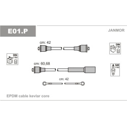 uždegimo laido komplektas
                                JANMOR                                                E01.P, JANMO