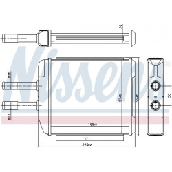 šilumokaitis, salono šildymas
                                NISSENS                                                707072