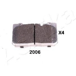 stabdžių trinkelių rinkinys, diskinis stabdys
                                ASHIKA                                      